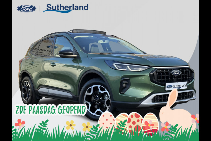 Ford Kuga 2.5 FHEV Active X 190pk |  Driver Assistance Pack | Technology Pack | Winterpack | Panoramadak | All Weather Banden | Reservewiel | Geen stekker nodig