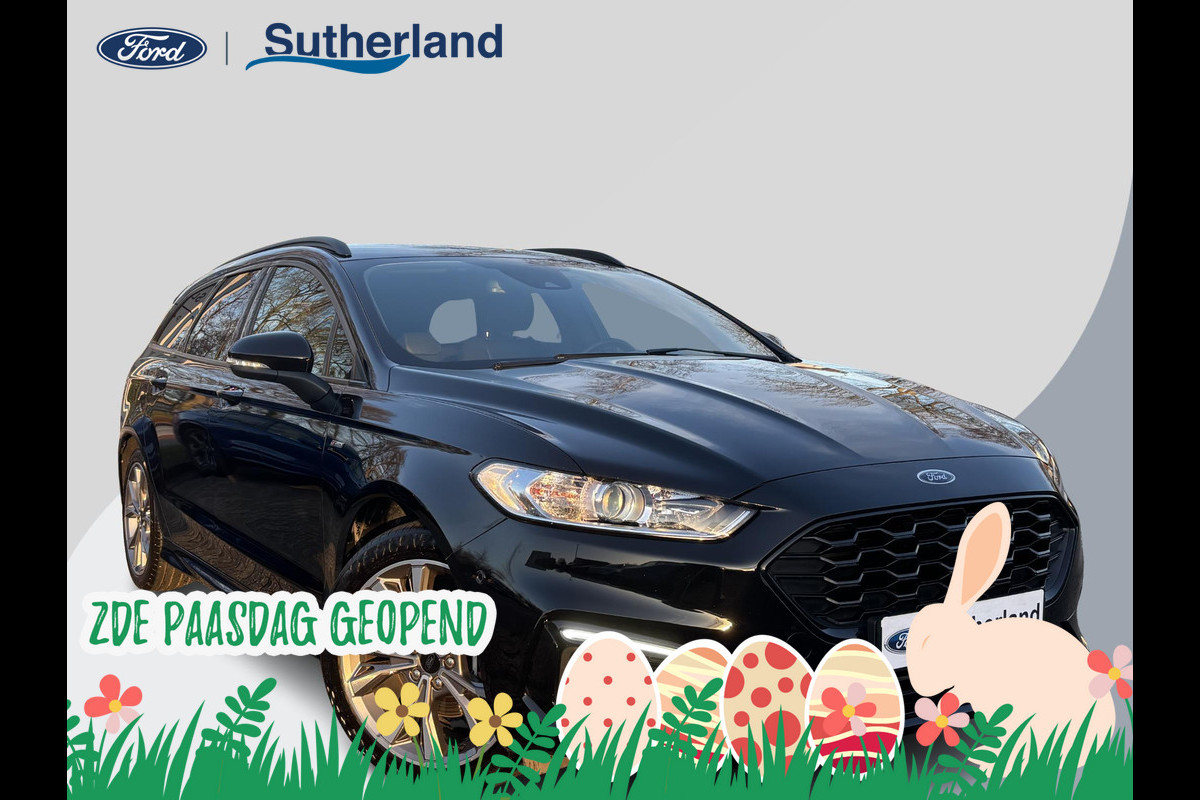 Ford Mondeo Wagon 2.0 IVCT HEV ST-Line 187pk | 18 inch velgen | Verwarmbare voorstoelen | Bestuurdersstoel Met Geheugen |  Achteruitrijcamera | Half leder