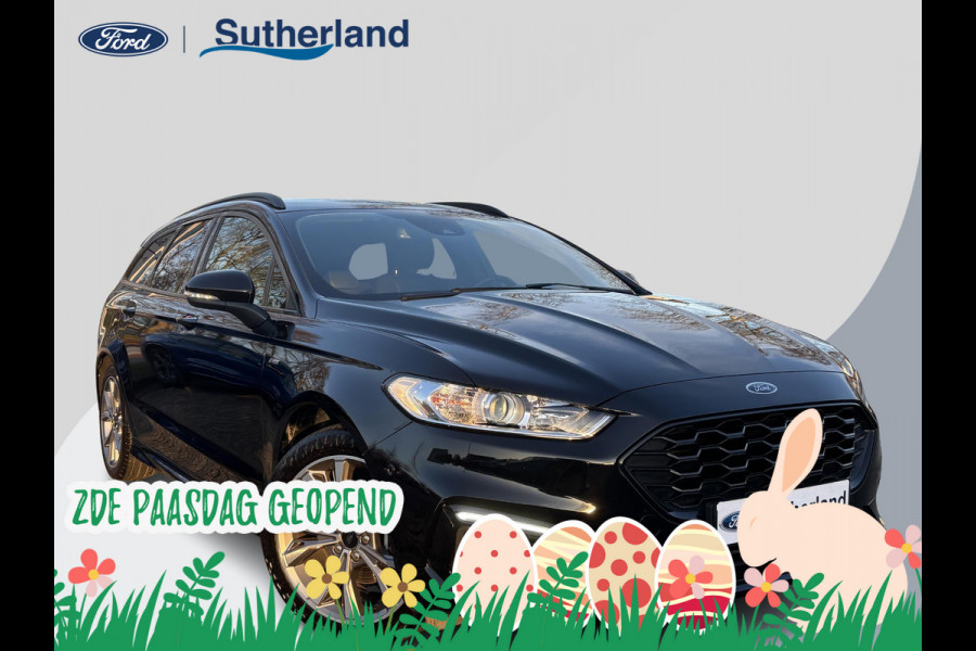 Ford Mondeo Wagon 2.0 IVCT HEV ST-Line 187pk | 18 inch velgen | Verwarmbare voorstoelen | Bestuurdersstoel Met Geheugen |  Achteruitrijcamera | Half leder