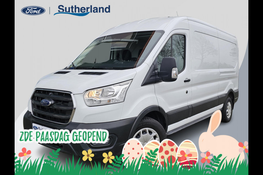 Ford Transit 350 2.0 TDCI L3H2 Trend 130pk Automaat | SCI | Trekhaak | Airco | DAB | Parkeersensoren v+a | Zéér netjes!
