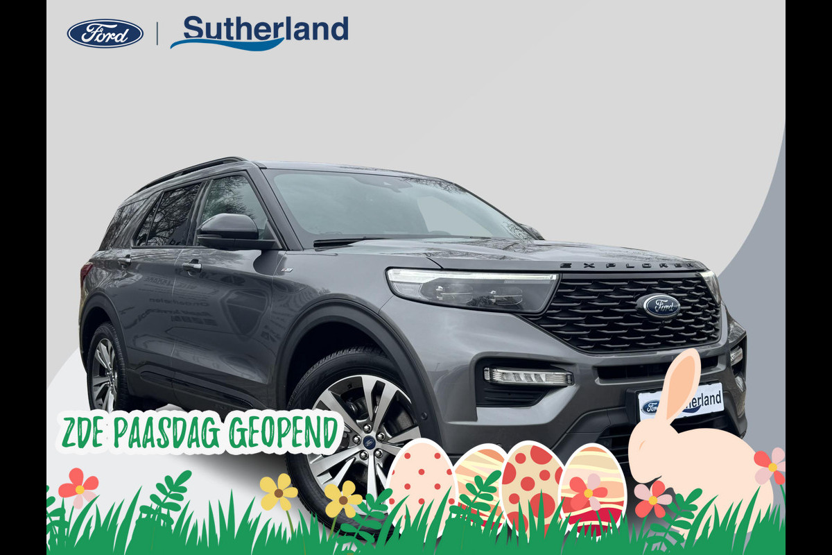 Ford Explorer 3.0 V6 EcoBoost PHEV ST-Line 456pk 7 pers | Panoramadak | Adaptieve Cruise | Stoelverwarming | Full Leder | B&O Audio | 360 graden Camera's | Dealer onderhouden