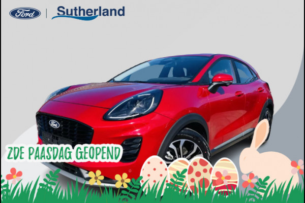 Ford Puma 1.0 EcoBoost Hybrid Titanium 125pk Nieuw Model! | Fantastic Red | Achteruitrijcamera | Navigatie | Metaal lak | Nieuw te bestellen!