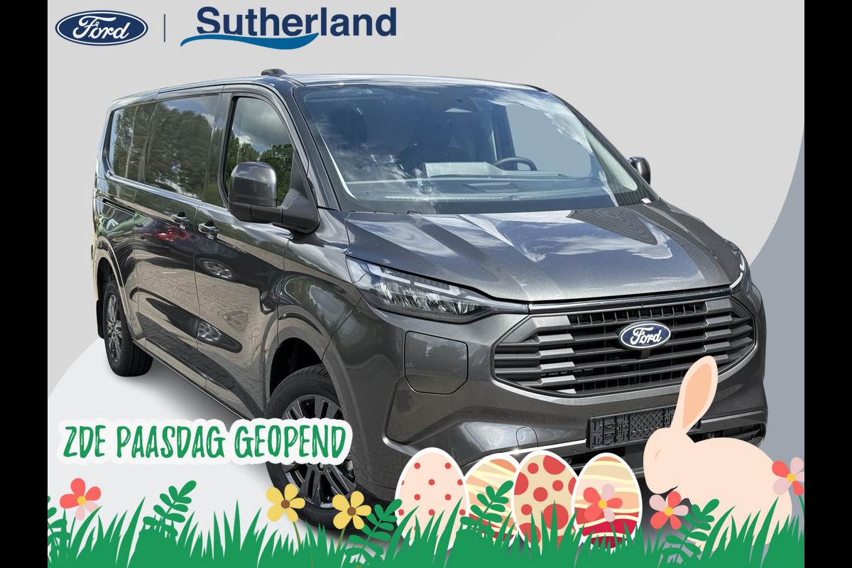 Ford Transit Custom 320 2.5 PHEV L2H1 Limited 233pk | Zuid | Driver Assistance pack Premium | Wegklapbare Trekhaak | Verwarmd Stuurwiel | 17 inch Licht metalen Velgen | B&O Speakers