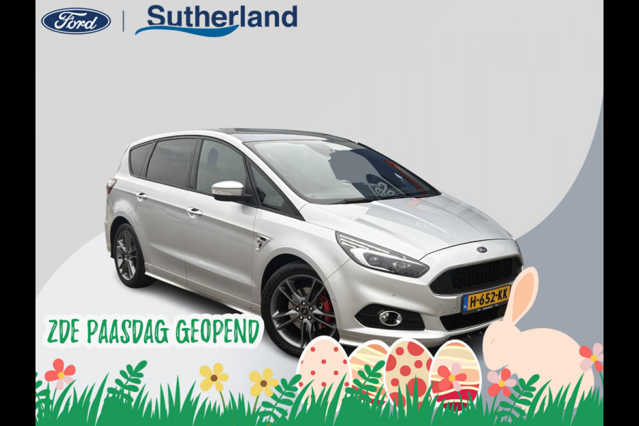 Ford S-Max 2.0 Ecoblue Bi-Turbo ST-Line 240pk | Panoramadak | Full LED | Adaptieve Cruise | Stoelverwarming | Trekhaak | Voorruit verwarming |
