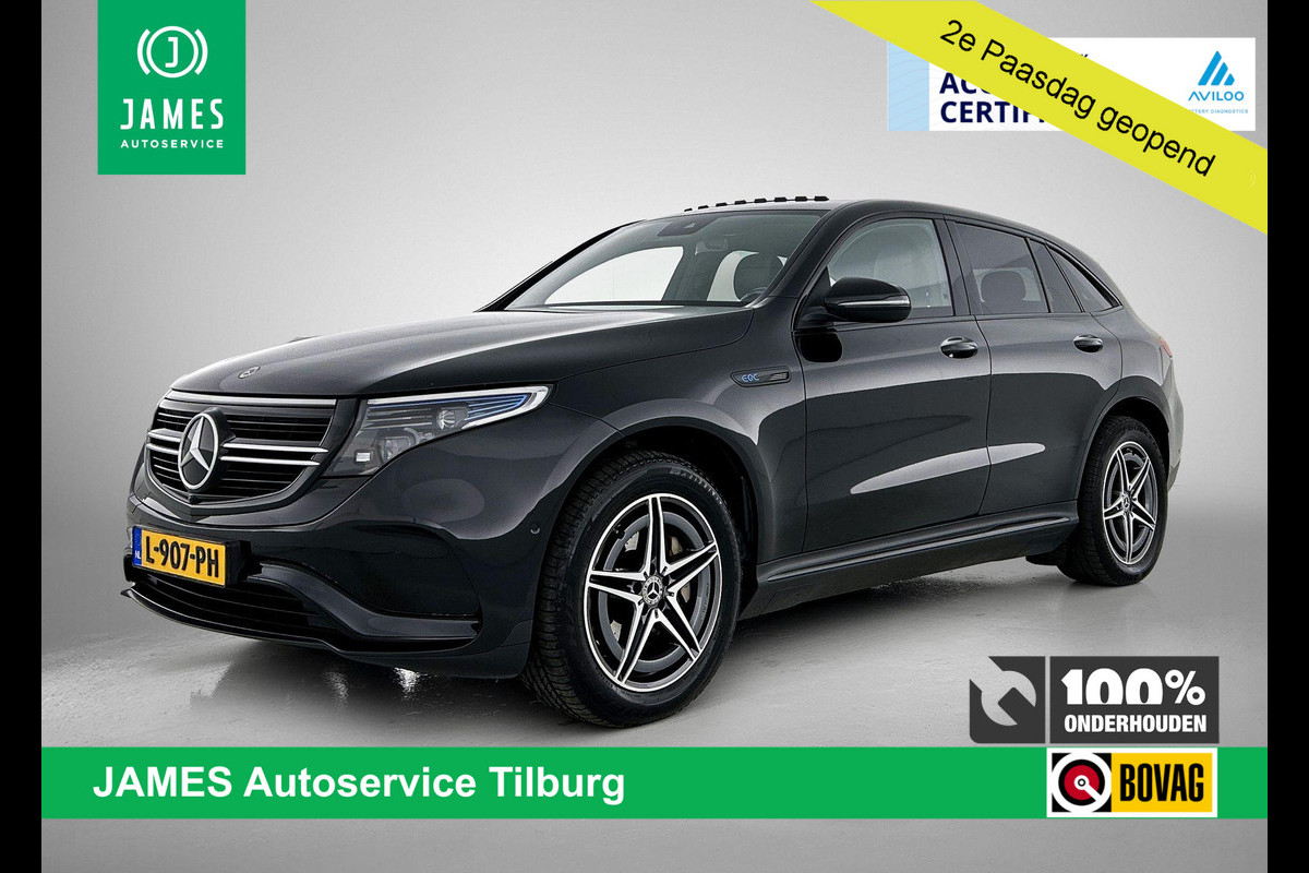 Mercedes-Benz EQC 400 4MATIC AMG Premium 80 kWh BLACK-LINE | TREKHAAK | SCHUIFDAK | EL. ACHTERKLEP