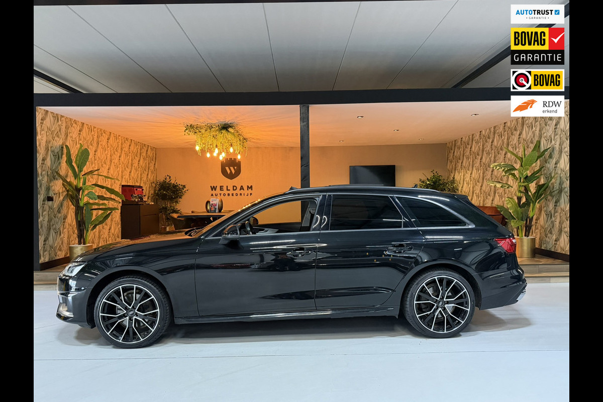 Audi A4 Avant 35 TFSI Advanced Garantie Pano Camera Elek Achterklep StoelVW Cruise Navi Clima Led Dab Keyless Rijklaar