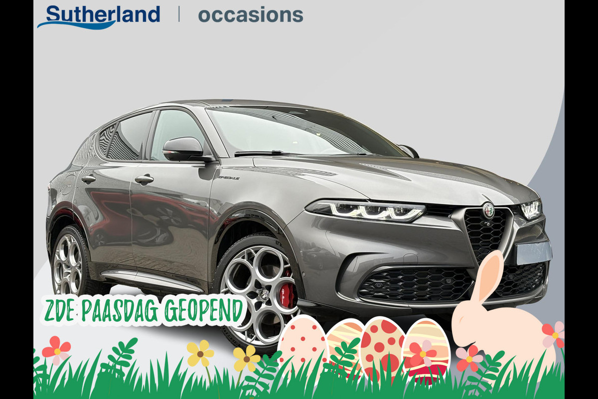 Alfa Romeo Tonale 1.3T PHEV Edizione Speciale 280pk! | Volle uitrusting! | Lederen bekleding | 360 graden Camera | Stoelverwarming/ventilatie | Adaptive cruise control | Schakelflippers |
