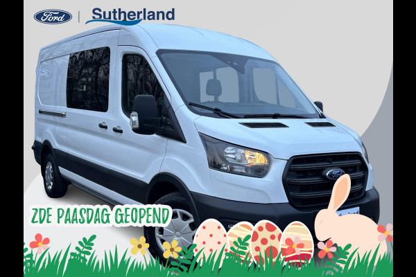 Ford Transit 350 2.0 TDCI L3H2 DC | Dubbele Cabine | Trend | SCI | 6 persoons | 170pk | Airco | Trekhaak