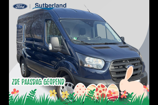 Ford Transit 350 2.0 TDCI L2H2 Trend | SCI | 130pk | Trekhaak | Achteruitrijcamera | Cruise control | Airco | Bluetooth | Voorruitverwarming | 3 zitplaatsen