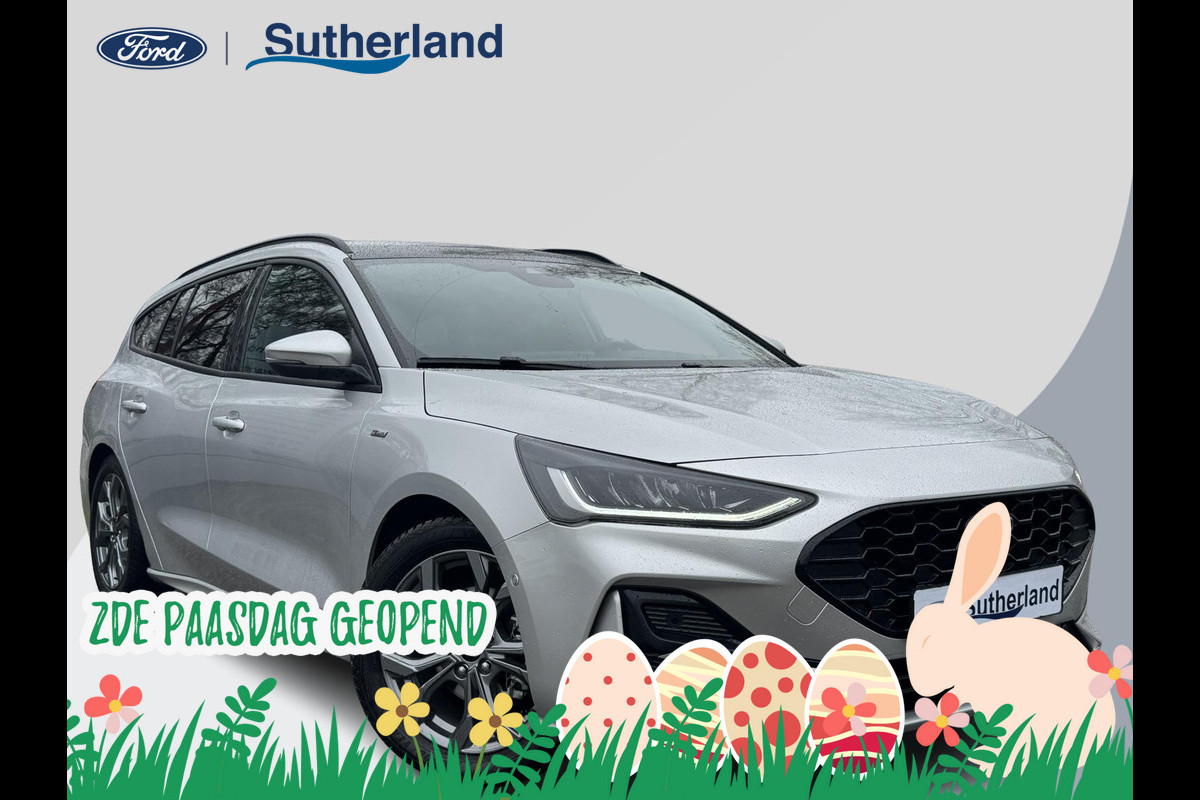 Ford FOCUS Wagon 1.0 EcoBoost Hybrid ST Line X | 155pk | Trekhaak afneembaar | Panoramadak | Bang&Olufsen | Adaptive cruise control | Winter Pack | All season banden | Camera