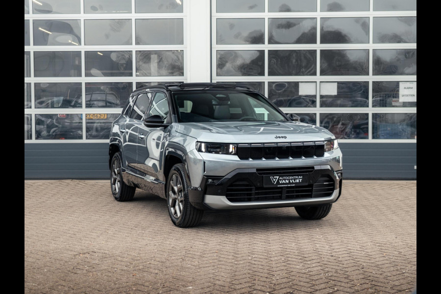 Jeep Compass 1.2 e-Hybrid First Edition | Uit voorraad leverbaar | Adapt. Cruise | Camera | Carplay | 18" | Elektr. A-Klep | Navi | Winter Pack | Schuif/Kanteldak