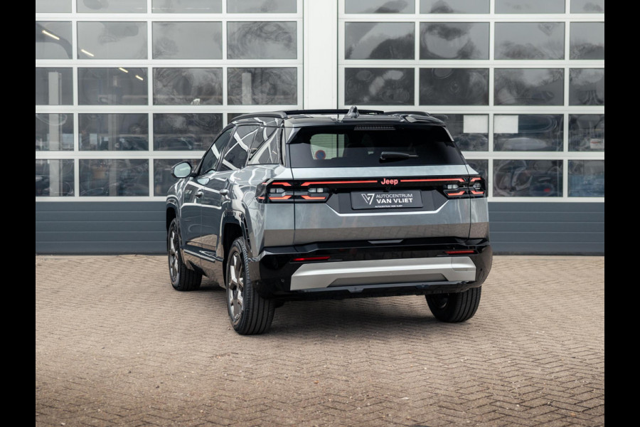 Jeep Compass 1.2 e-Hybrid First Edition | Uit voorraad leverbaar | Adapt. Cruise | Camera | Carplay | 18" | Elektr. A-Klep | Navi | Winter Pack | Schuif/Kanteldak