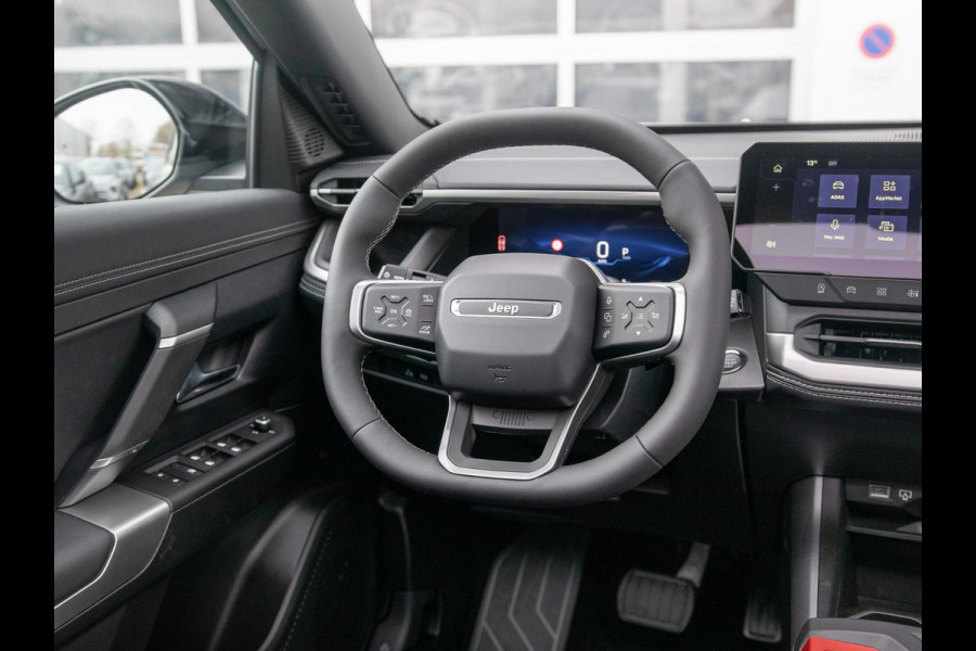 Jeep Compass 1.2 e-Hybrid First Edition | Uit voorraad leverbaar | Adapt. Cruise | Camera | Carplay | 18" | Elektr. A-Klep | Navi | Winter Pack | Schuif/Kanteldak
