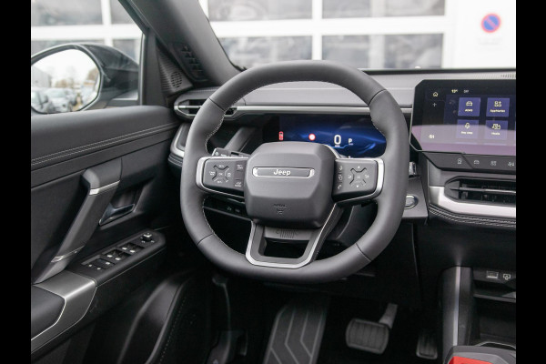 Jeep Compass 1.2 e-Hybrid First Edition | Uit voorraad leverbaar | Adapt. Cruise | Camera | Carplay | 18" | Elektr. A-Klep | Navi | Winter Pack | Schuif/Kanteldak