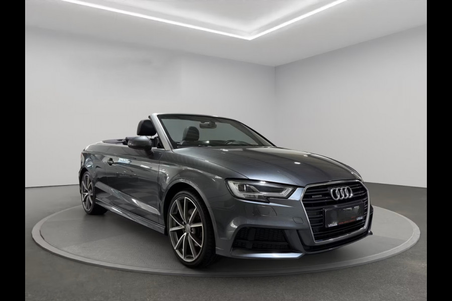 Audi A3 Cabriolet 40 TFSI CoD S-LINE Quattro ** MATRIX, LEDER, VIRTUAL, NEKVERW, 19-inch LMV ** UNFALLFREI - SUPER UITV ** ** INFORMEER OOK NAAR ONZE AANTREKKELIJKE FINANCIAL-LEASE TARIEVEN **