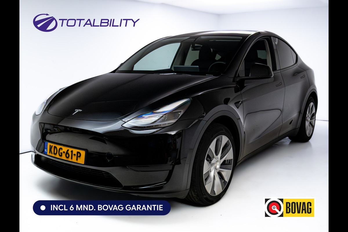 Tesla Model Y RWD 58 kWh | Trekhaak | Full Self Driving Computer 3 | Stoel- & Achterbankverw. | Panoramadak | Electrische stoelen en stuurkolom
