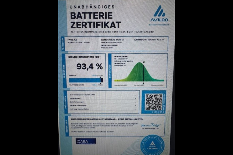 Audi Q4 Sportback e-tron 40 Launch S-Edition Competition 77 kWh SOH 93.4% 82.000km Airco/ECC,S-Line,Virtueel Cockpit INCL. BTW