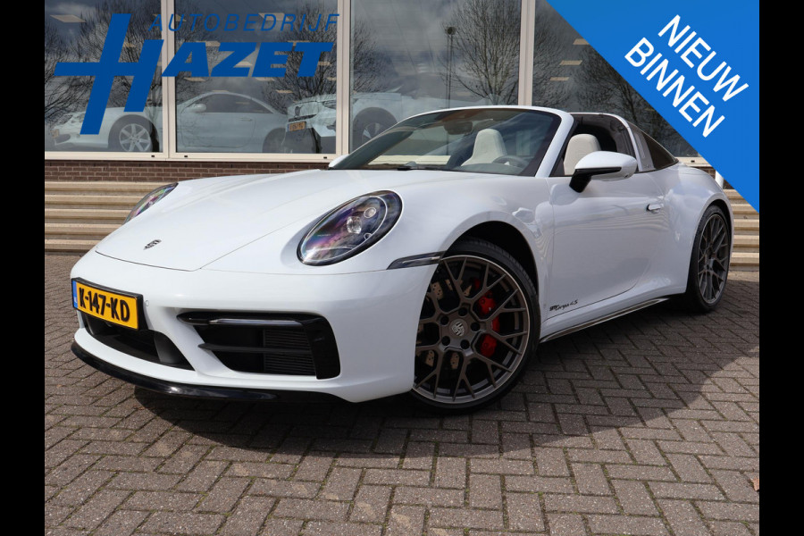 Porsche 911 Targa 4S 3.0 450 PK 992 ORIGINEEL NEDERLANDS | SPORTUITLAAT | 17.981 KM | 360 CAMERA | 20 INCH LMV