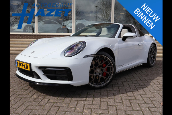 Porsche 911 Targa 4S 3.0 450 PK 992 ORIGINEEL NEDERLANDS | SPORTUITLAAT | 17.981 KM | 360 CAMERA | 20 INCH LMV