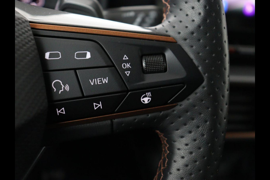 CUPRA Leon 1.4 e-Hybrid | Carplay | Stoel & stuurverwarming | Camera | Adaptive cruise | Navigatie | Sfeerverlichting | Full LED | Memory | PHEV | Plug In