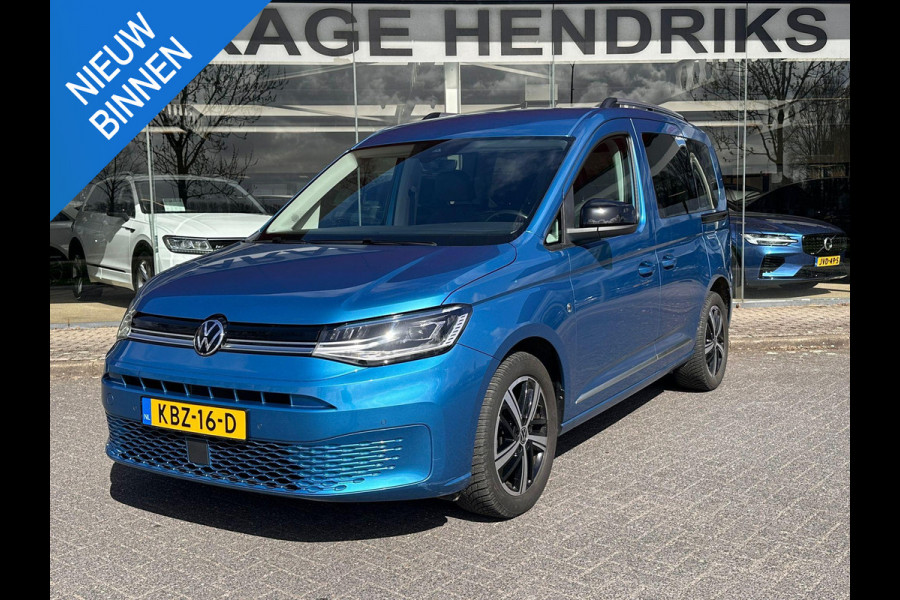 Volkswagen Caddy 1.5 TSI DSG Style 5p | LED | Leder Alcantara | Trekhaak 1500kg | Adaptive CC | Parking Pack |