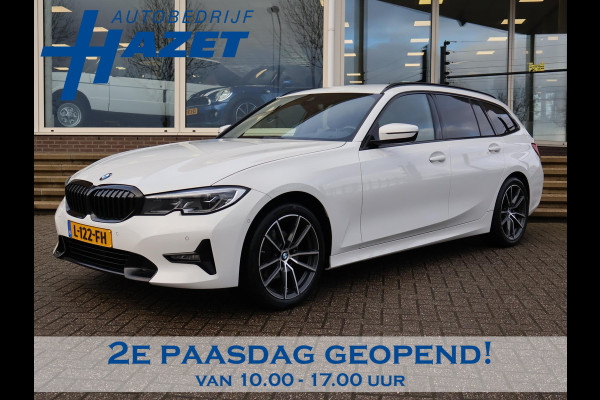 BMW 3 Serie Touring 320d HIGH EXECUTIVE SPORTLINE 190 PK AUT. *ALPINWEISS* + ELEK. TREKHAAK | LASER LED | 18 INCH | STOEL/STUURWIELVERW.