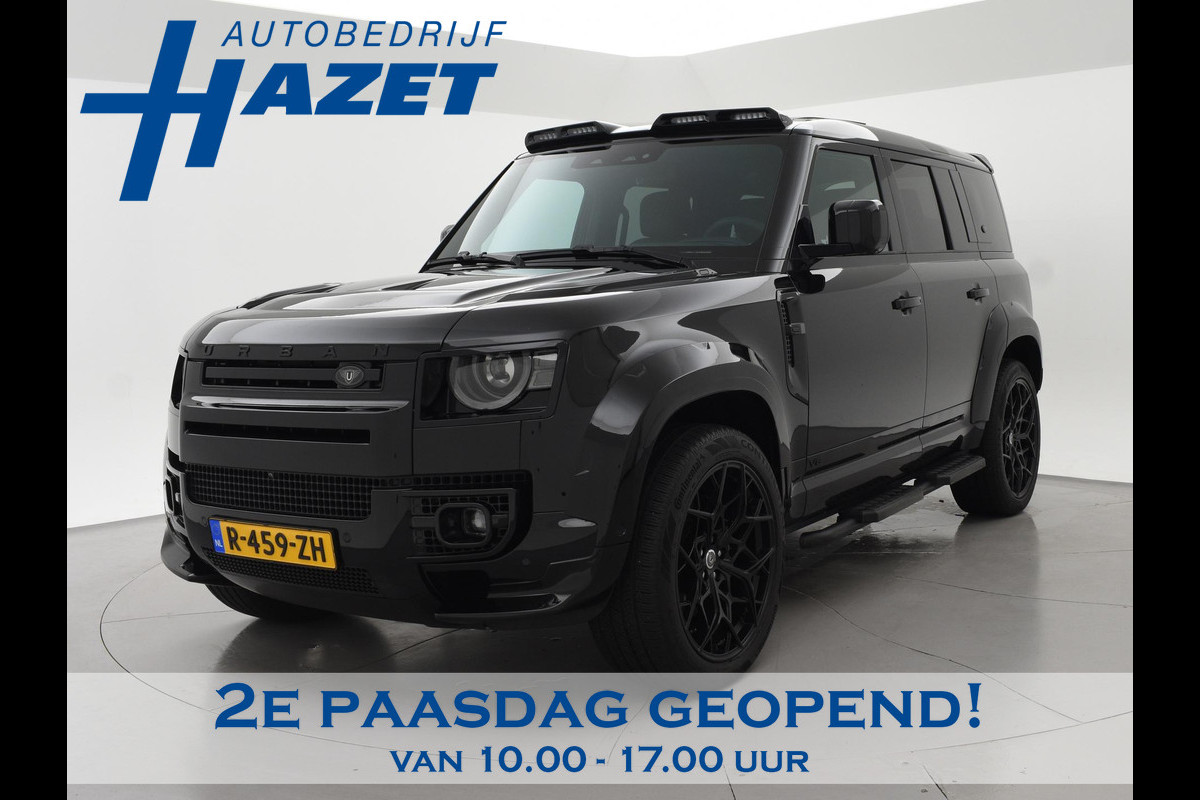 Land Rover Defender 110 P525 5.0 V8 SUPERCHARGED URBAN + MILLTEK UITLAAT | 22 INCH | WEGKL. TREKHAAK
