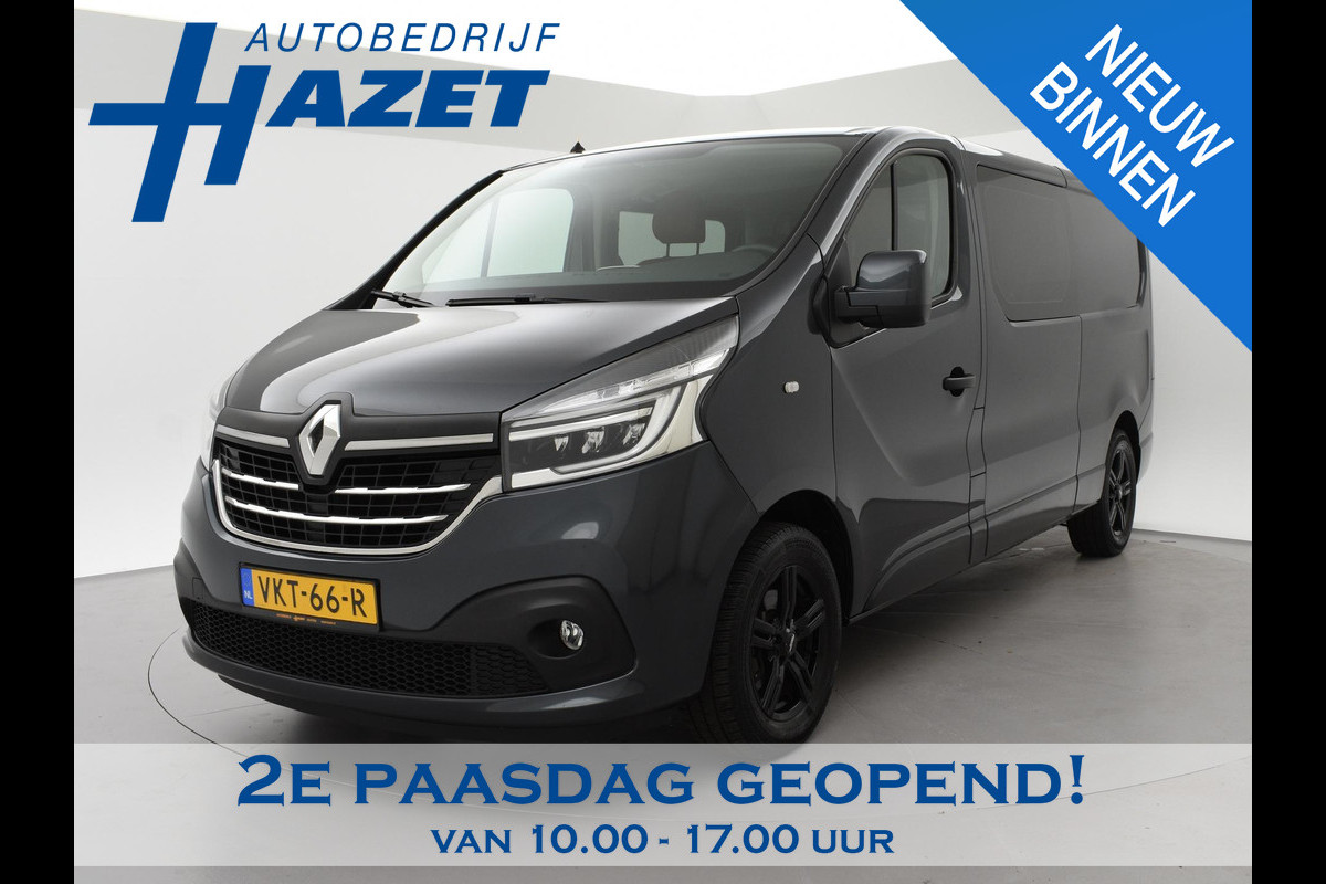 Renault Trafic 2.0 DCI L2H1 DUBBEL CABINE + ROOD LEDER | LMV | PREMIUM AUDIO | APPLE CARPLAY | LED | NAVIGATIE | DAB