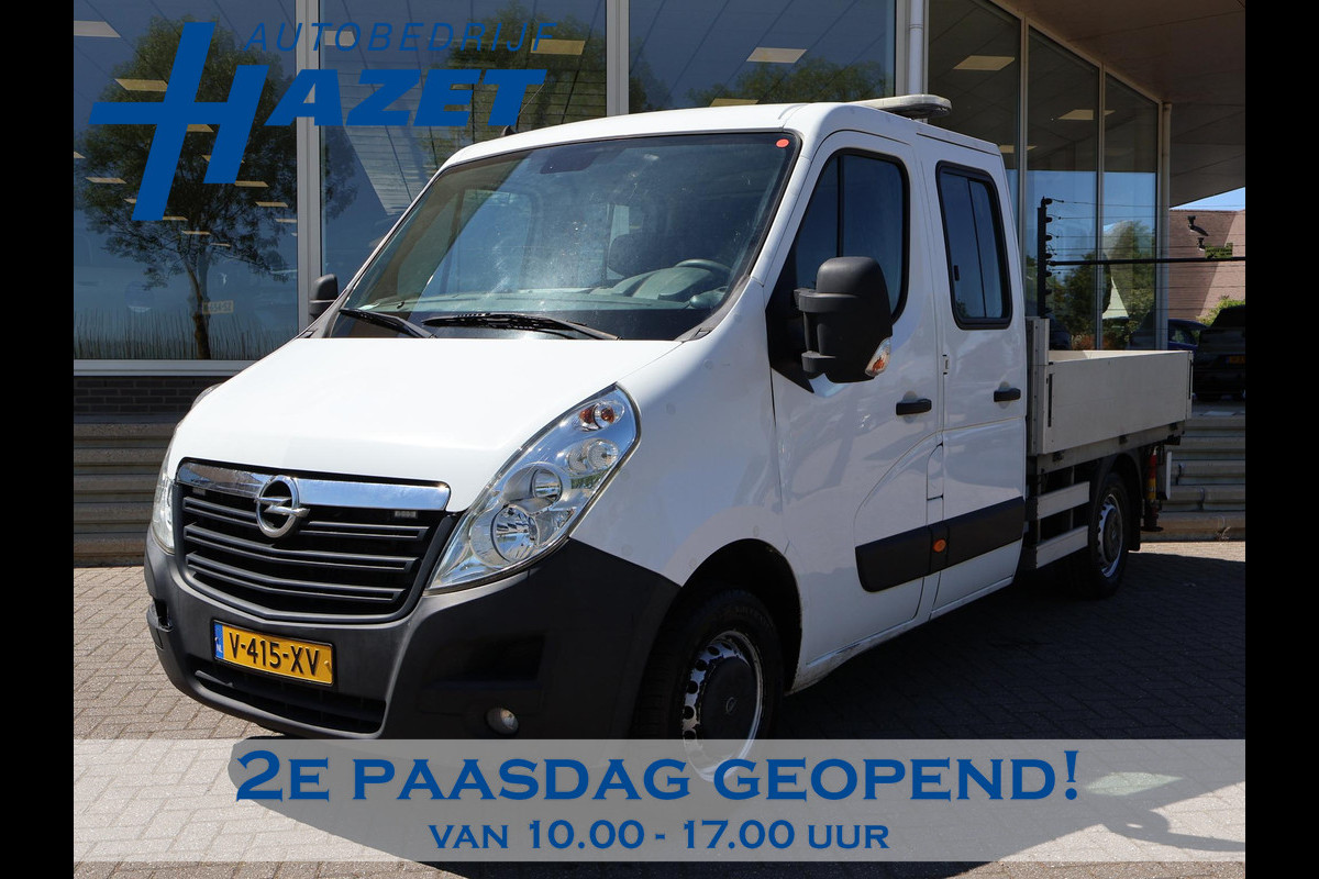Opel Movano 2.3 CDTI BITURBO 145 PK HIAB 017T LAADKRAAN OPEN LAADBAK PICK-UP