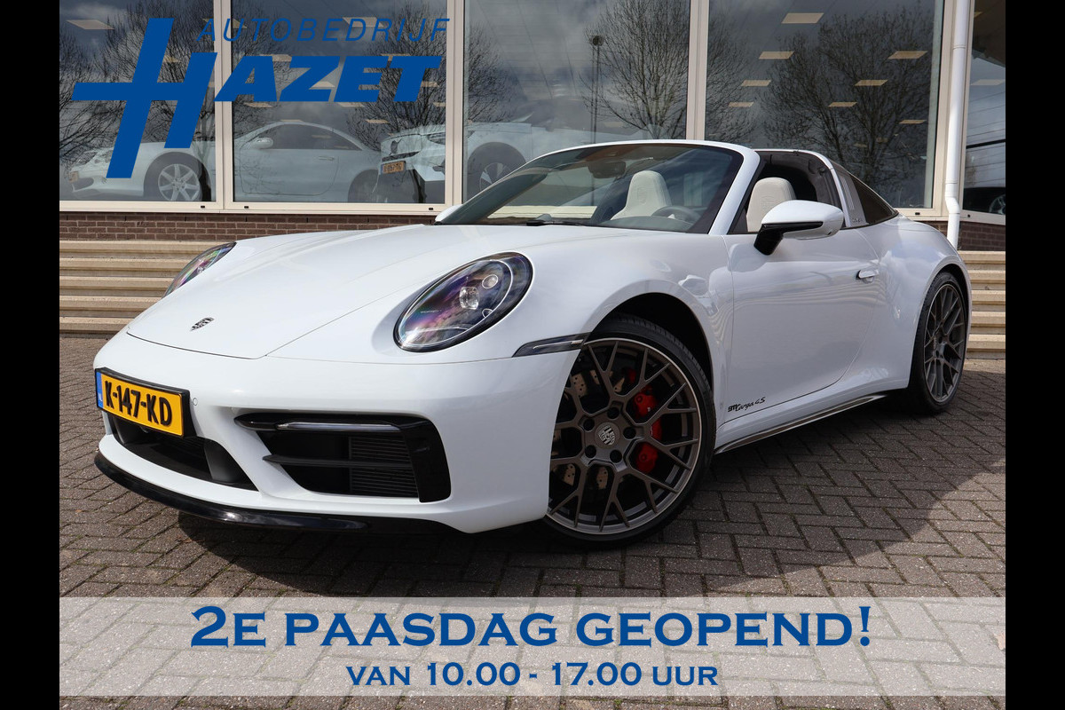 Porsche 911 Targa 4S 3.0 450 PK 992 ORIGINEEL NEDERLANDS | SPORTUITLAAT | 17.981 KM | 360 CAMERA | 20 INCH LMV