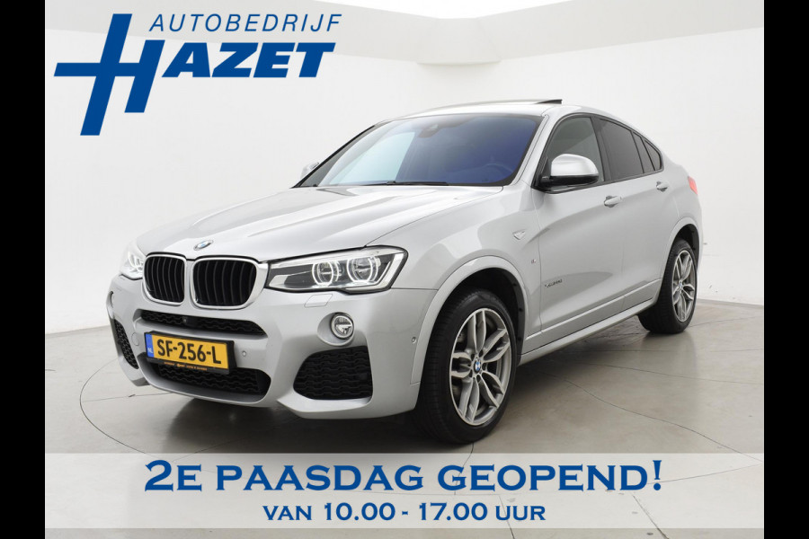 BMW X4 xDrive20d 190 PK M-SPORT + SCHUIFDAK | HEAD-UP | 360 CAMERA | APPLE CARPLAY | LEDER