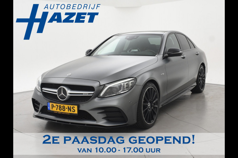Mercedes-Benz C-Klasse AMG 43 4MATIC 390 PK AUT.*SELENITE MAGNO* PREMIUM+ PANO | SPORSTOELEN | DISTRONIC | BURMESTER | HEAD-UP