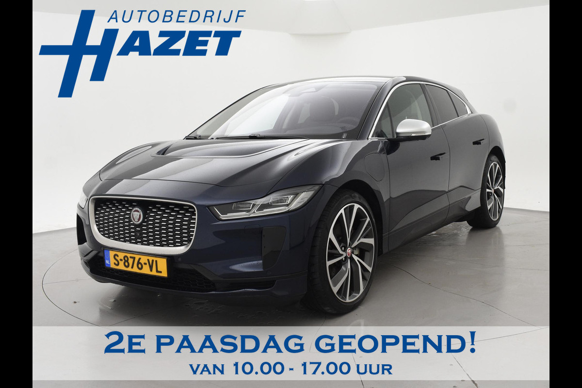 Jaguar I-PACE EV400 HSE 90 kWh *PORTOFINO BLUE* + 22 INCH | LUCHTVERING | PANORAMA | 360 CAMERA | STOELVENTILATIE