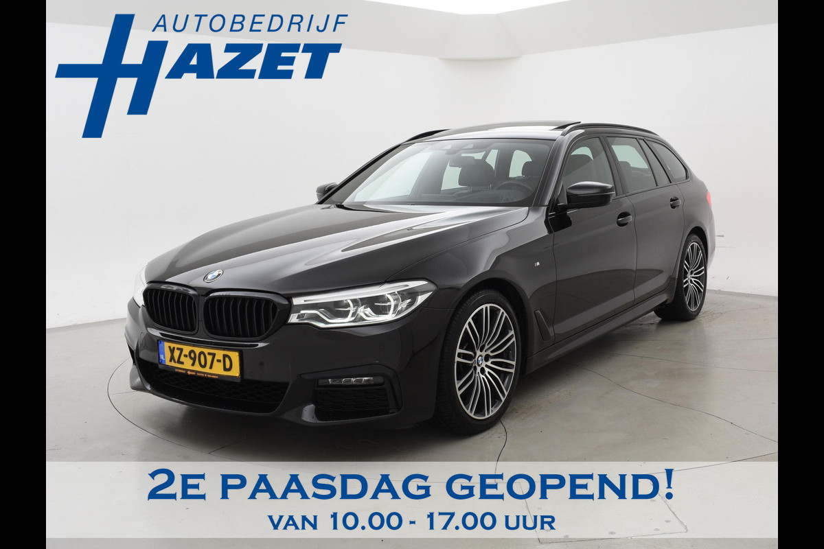 BMW 5 Serie Touring 520i 184 PK M-SPORT H.E. AUT. *ALMANDINBRAUN* + PANORAMA | NAPPA LEDER | HEAD-UP | 19 INCH