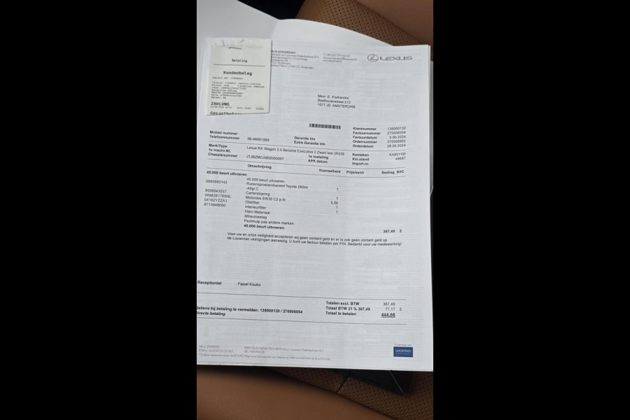 Lexus RX 350 AWD President Line | Luxe Leder | Memory | Lane Assist | Camera | Stoelverwarming / verkoeling | Stuurwiel verwarmd