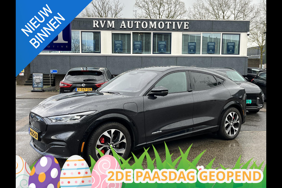 Ford Mustang Mach-E AWD 75 kWh SOH 95% |14.000KM!! VAN € 34.900,- VOOR € 31.877,- UW LENTEVOORDEEL € 3.023,-!| ORIG. NL NAP| EERSTE EIGENAAR| ELEKTRISCHE ACHTERKLEP| B&O| 360 CAMERA| STOEL + STUURVERWARMING| PANO