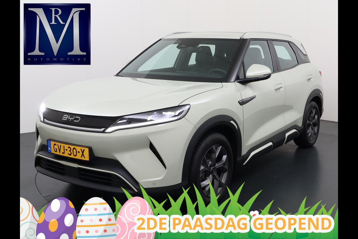 BYD ATTO 2 Boost 45 kWh VAN €31.900,- VOOR € 27.877,- UW LENTEVOORDEEL €4.023,-! | DIRECT LEVERBAAR | Volledige BYD Fabrieksgarantie t/m 11-2030 of 150.000 km | Stoel & Stuurverwarming | Adaptieve Cruise | 360° Camera | Panoramadak | Dodehoekassistent | Origineel NL Auto