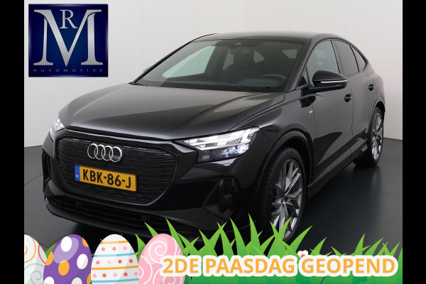 Audi Q4 Sportback e-tron 50 quattro S edition 77 kWh VAN € 40.900,- VOOR € 36.877,- UW LENTEVOORDEEL € 4.023,-! | 3X S-LINE| SOH 93% | LEER |MATRIX LED| ADAPTIVE CRUISE CONTROL | LEDER | ELEKTRISCHE ACHTERKLEP| CAMERA| 21 INCH!