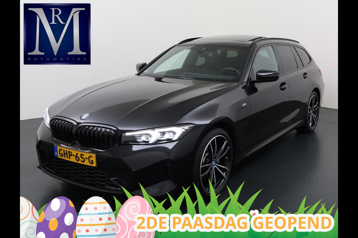 BMW 3 Serie Touring 320e VAN € 42.899,- VOOR € 39.877,- UW LENTEVOORDEEL: €3.022,-! | M-SPORT | FACELIFT| PANO|1.STE EIGENAAR, DEALER OH. | LEER | ELEK. TREKHAAK| FABRIEKSGARANTIE T/M 08 2027| LEER| STOELVERWARMING| 19 INCH! SUPER COMPLEET!