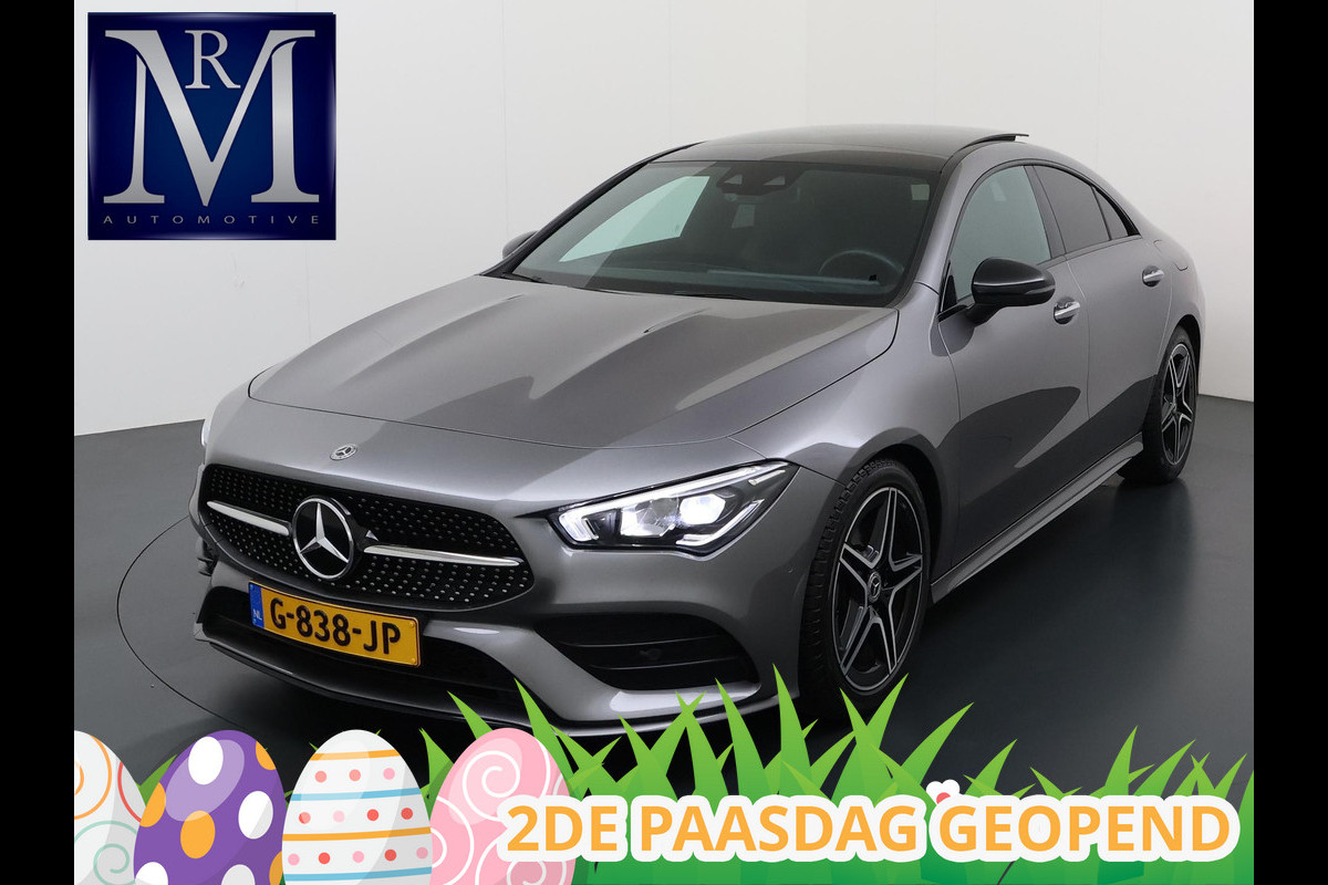Mercedes-Benz CLA-Klasse 180 Business Solution AMG VAN € 30.900,- VOOR € 28.440,- UW LENTEVOORDEEL € 2.460,-! | PANO | AMG-LINE | STOELVERWARMING | SFEERVERLICHTING| CAMERA| KEYLESS|