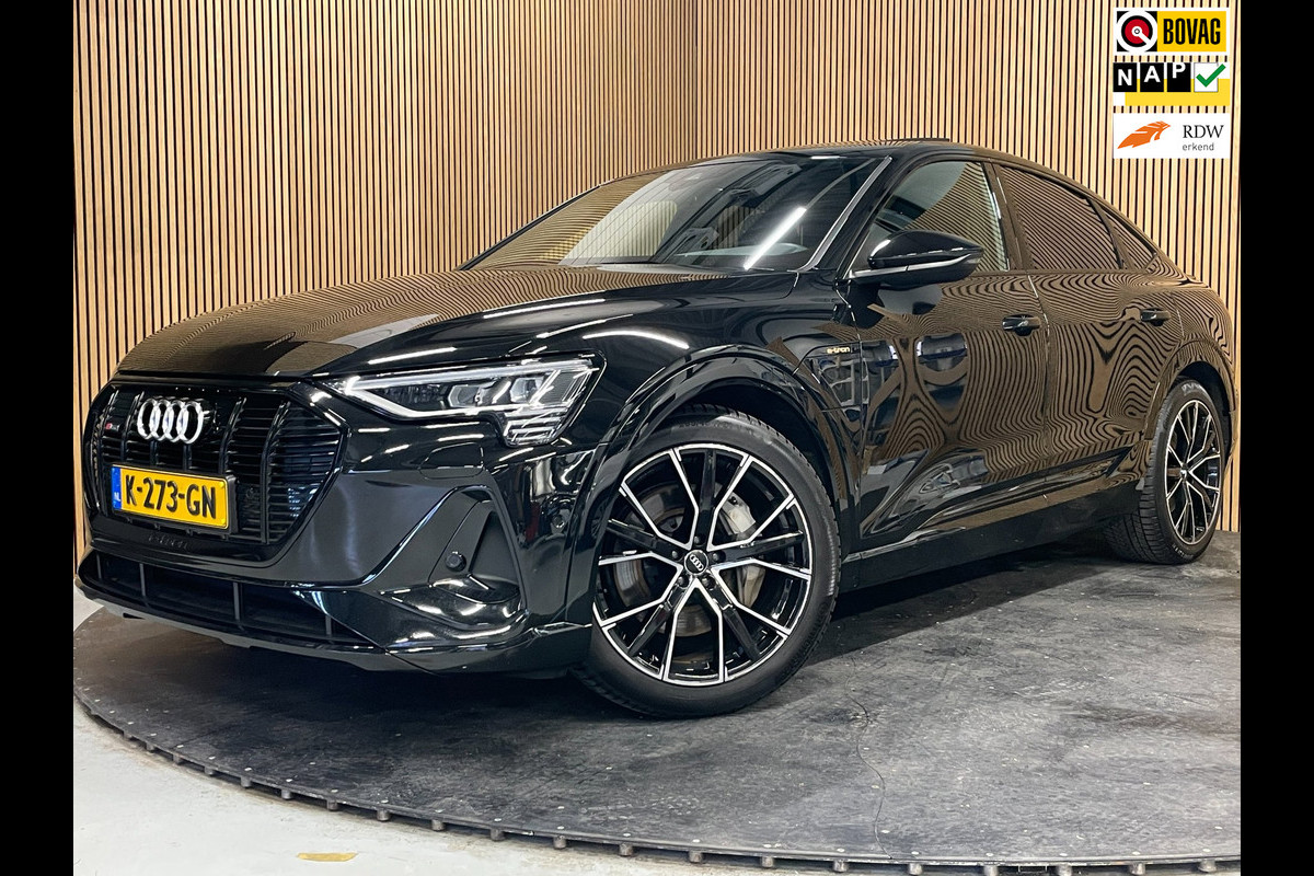 Audi e-tron Sportback 55 Quattro S-Line 95 kWh|90%SOH|PANO|LEDER|AMBIANCE|ACC|MEMORY|CAMERA|CARLAY/ANDROID|STOELVERW|NL|NAP|1EIG|