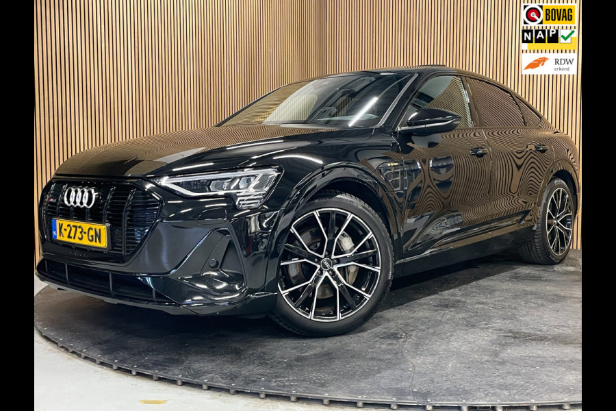 Audi e-tron Sportback 55 Quattro S-Line 95 kWh|90%SOH|PANO|LEDER|AMBIANCE|ACC|MEMORY|CAMERA|CARLAY/ANDROID|STOELVERW|NL|NAP|1EIG|
