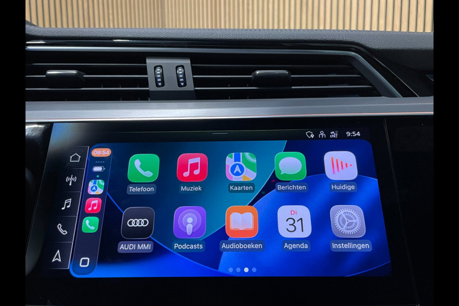 Audi e-tron Sportback 55 Quattro S-Line 95 kWh|90%SOH|PANO|LEDER|AMBIANCE|ACC|MEMORY|CAMERA|CARLAY/ANDROID|STOELVERW|NL|NAP|1EIG|