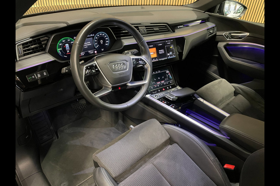 Audi e-tron Sportback 55 Quattro S-Line 95 kWh|90%SOH|PANO|LEDER|AMBIANCE|ACC|MEMORY|CAMERA|CARLAY/ANDROID|STOELVERW|NL|NAP|1EIG|