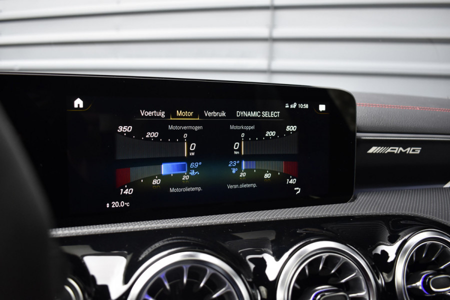 Mercedes-Benz CLA-Klasse AMG 45 S 4MATIC+ 421pk Shooting Brake | Pano | ACC | Burmester | 360 Camera | Multibeam LED | AMG Night Pack |