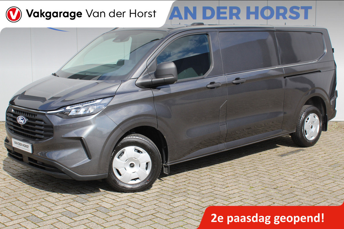 Ford Transit Custom 320 2.0-136pk TDCI L2H1 ´Trend´ schuifdeur li.+re. Overtuig u van de rijkwaliteiten van dit nieuwe model Ford Transit Custom. Camera, LED koplampen, Cruise Control, Aut. Airco, App Connect, Winterpack.
