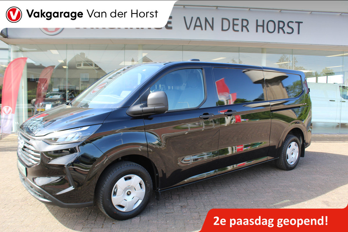 Ford Transit Custom 320 2.0-136pk TDCI L2H1 ´Trend´ schuifdeur li.+re. ! Profiteer nu nog van BPM voordeel  2024 ! , uit voorraad leverbaar Camera, LED koplampen, Cruise Control, Aut. Airco, Navigatie by Apple / Android, verwarmd voorraam etc.