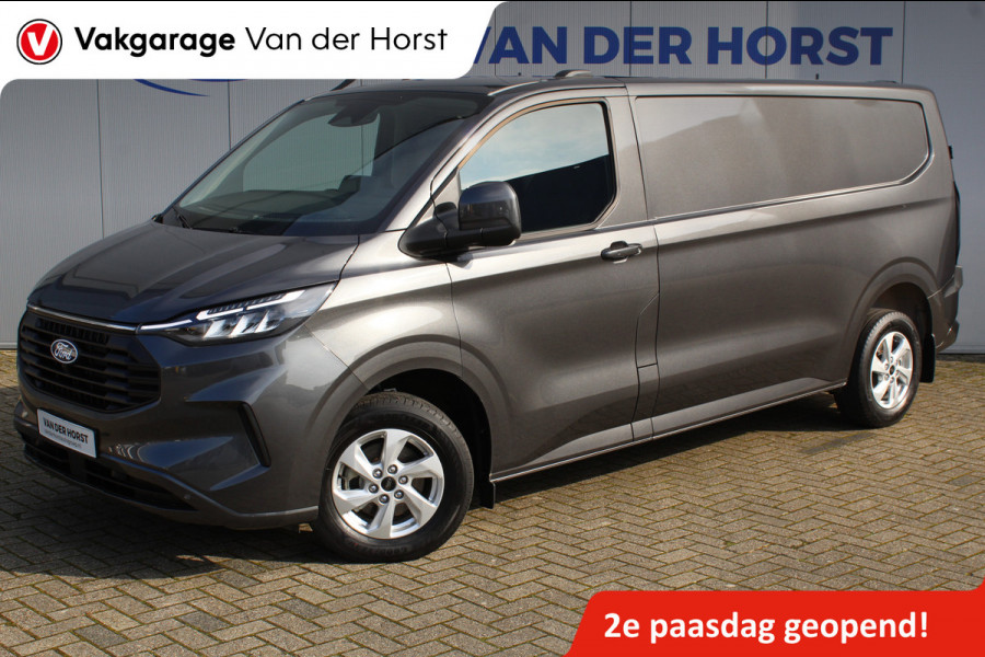 Ford Transit Custom 320 2.0-136pk TDCI L2H1 Limited. NIEUW MODEL ! Overtuig u van de rijkwaliteiten van dit nieuwe model Ford Transit Custom ! Volautm. airco, metallic lak, LM wielen, 3-zits, stoel-, spiegel- en voorraamverw., navigatie, telefoonvoorb., Apple Carplay/Android auto etc.