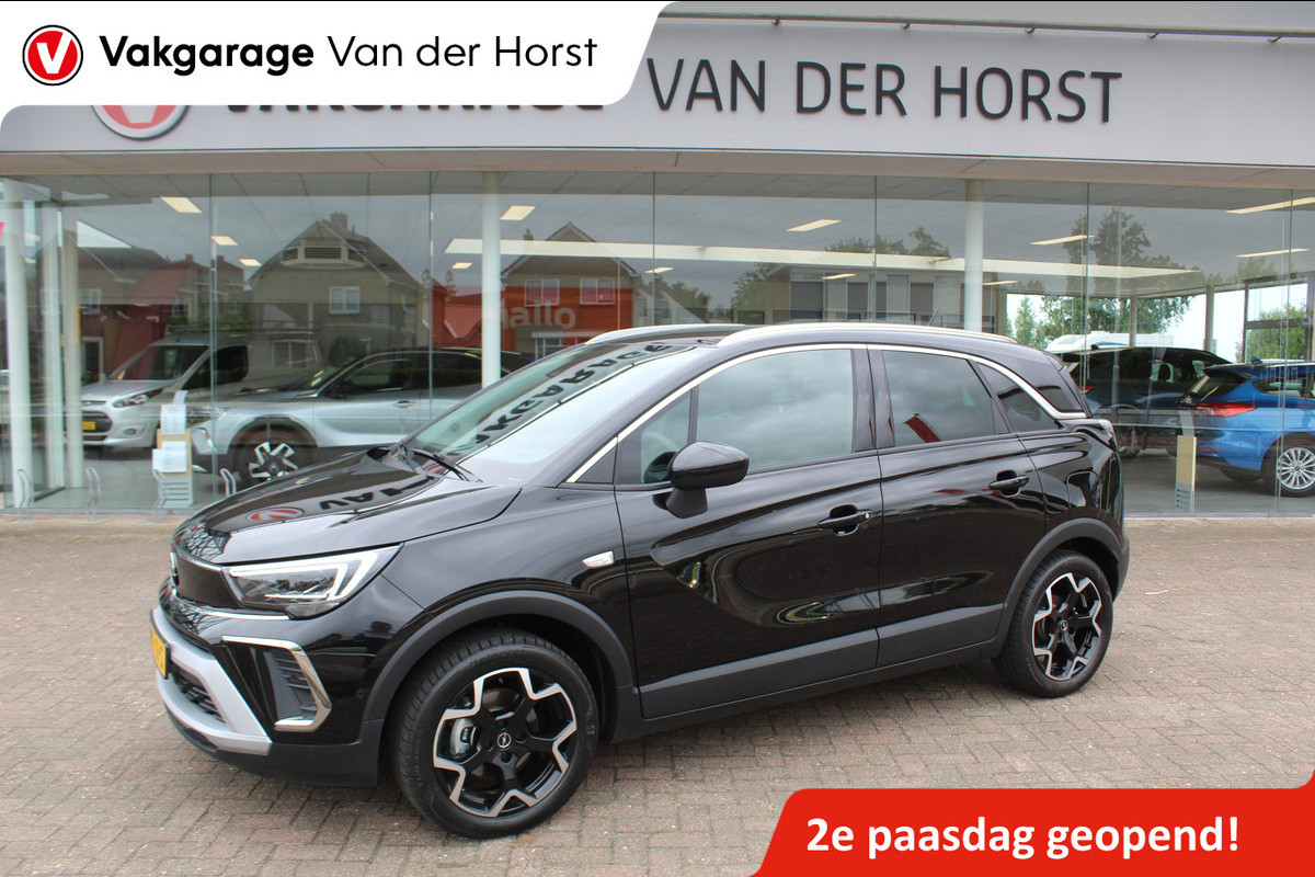 Opel Crossland 1.2 110 pk Turbo Elegance , Mooie hoge zit Climate control , Cruise control , AGR stoelen voor , Camera Navigatie , LM velgen , Parkeersensoren V+A