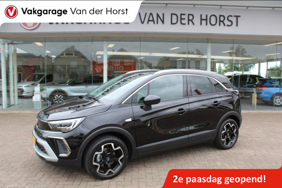 Opel Crossland 1.2 110 pk Turbo Elegance , Mooie hoge zit Climate control , Cruise control , AGR stoelen voor , Camera Navigatie , LM velgen , Parkeersensoren V+A